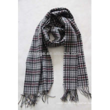 men's checked scarf